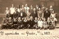 Česká škola z Osečné v Praze - 19.6.1927