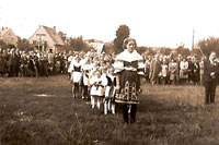 Oslava otevření škol - Osečná - 1.9.1945