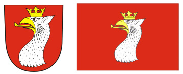 Wappen und Fahne Osečná